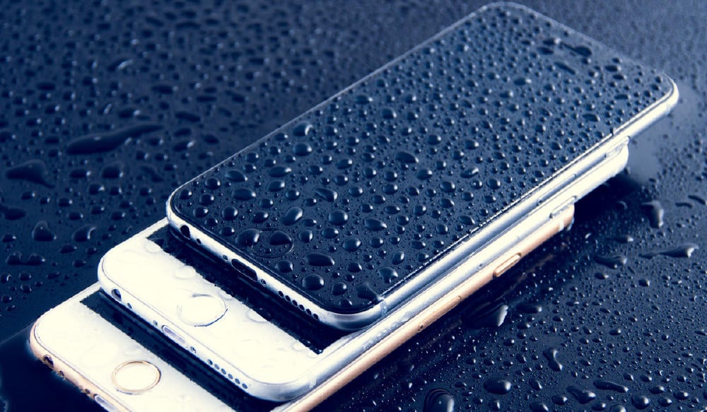 moviles mojados