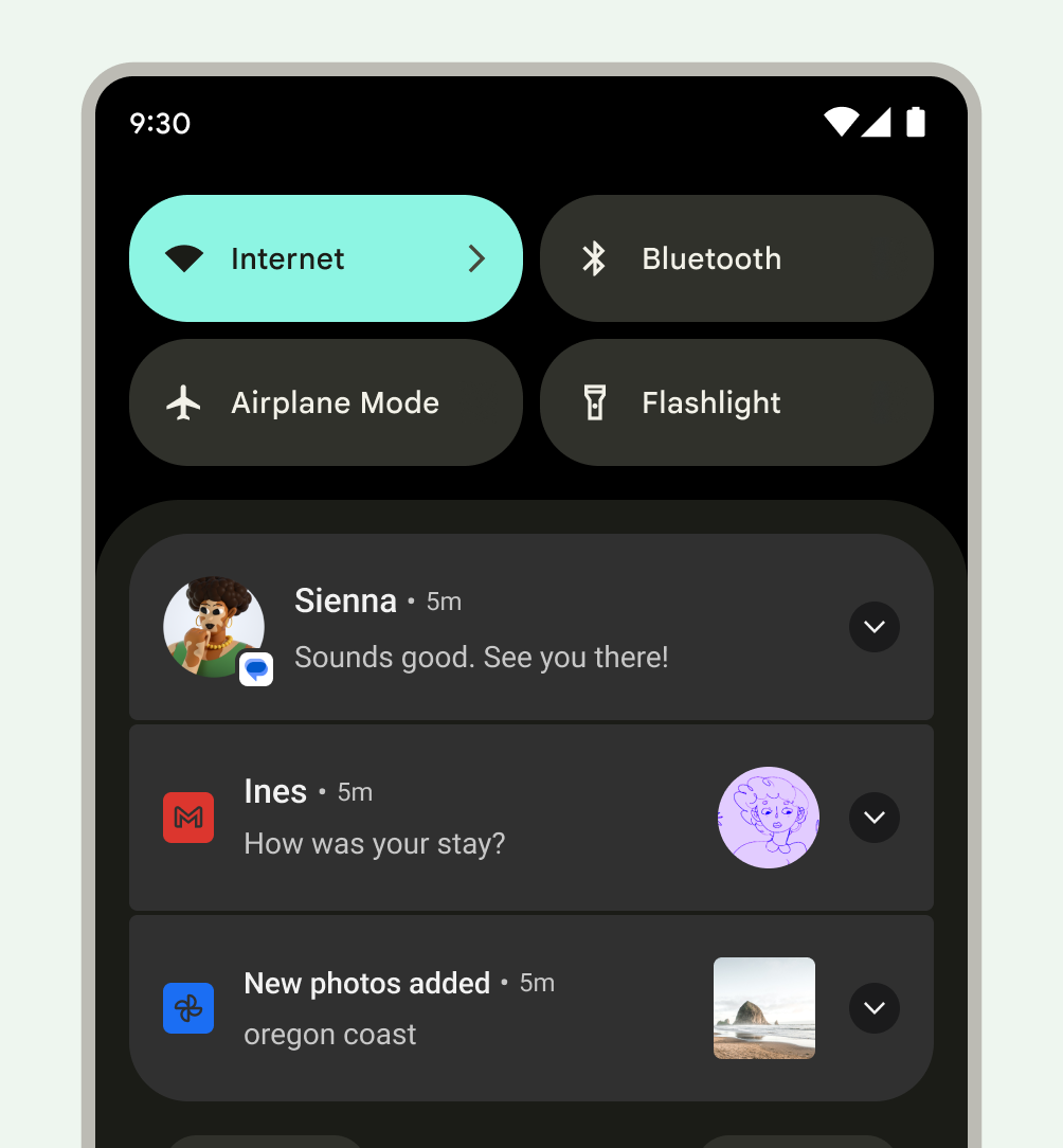 notificación de android