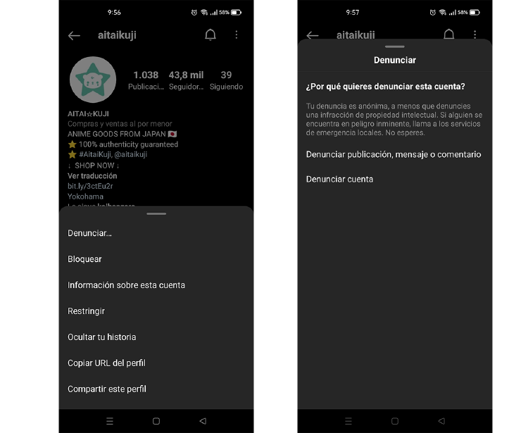 denunciar cuenta instagram denunciar cuenta instagram