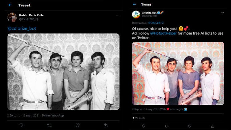colorear foto twitter ia colorear foto twitter ia