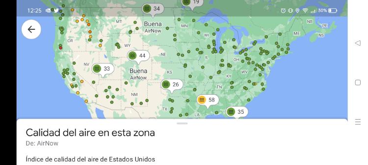 maps polución