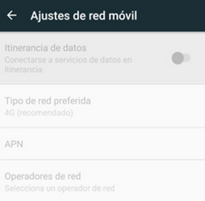 Ajustes android