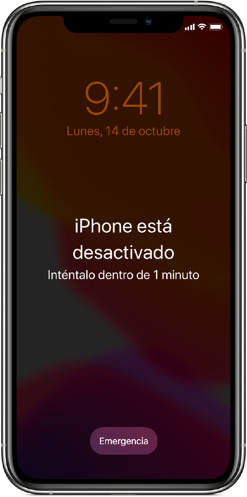 iphone desactivado iphone desactivado