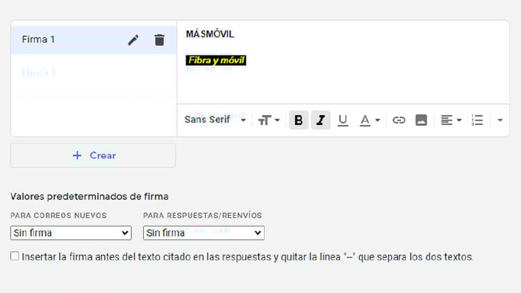 firma gmail firma gmail