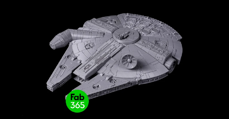 halcón milenario 3D halcón milenario 3D