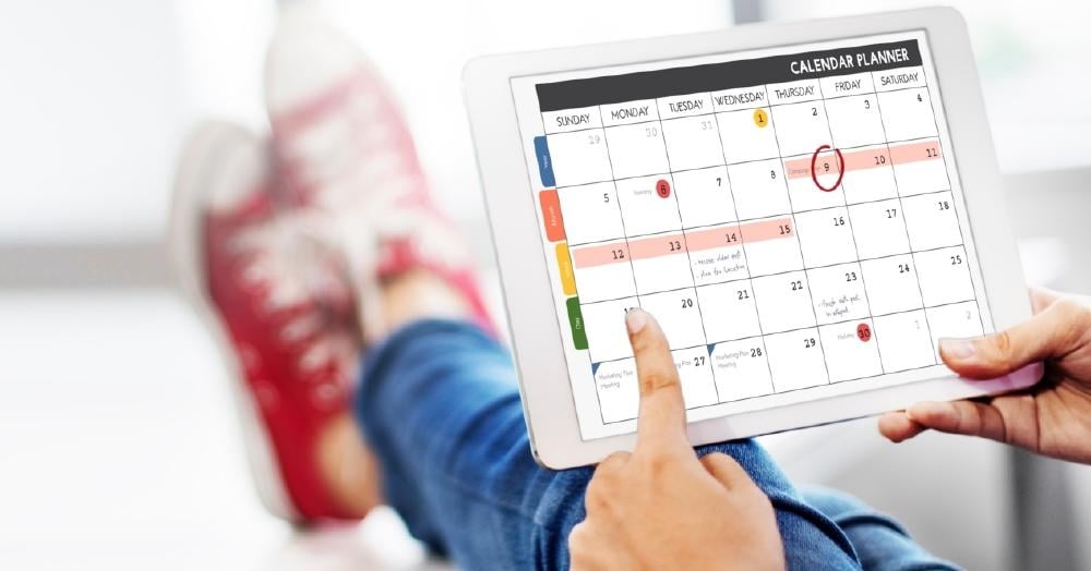 calendario tablet