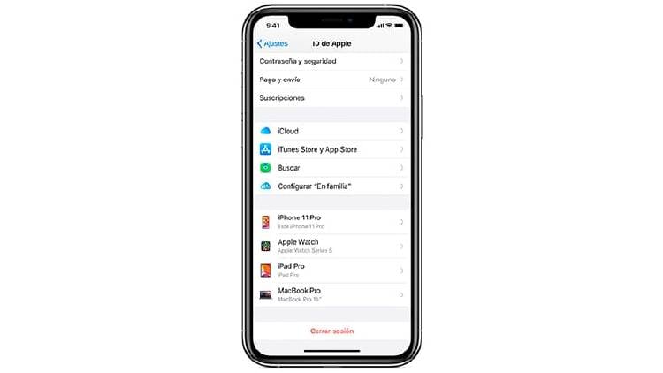 cerrar sesión iphone cerrar sesión iphone