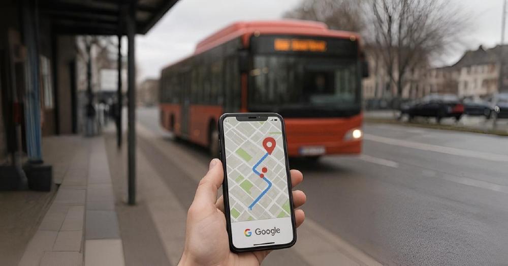esperando al bus con Google (1)