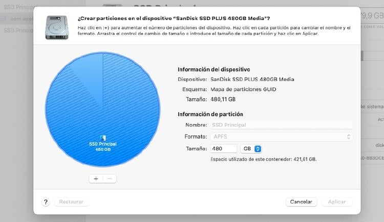 partición mac partición mac