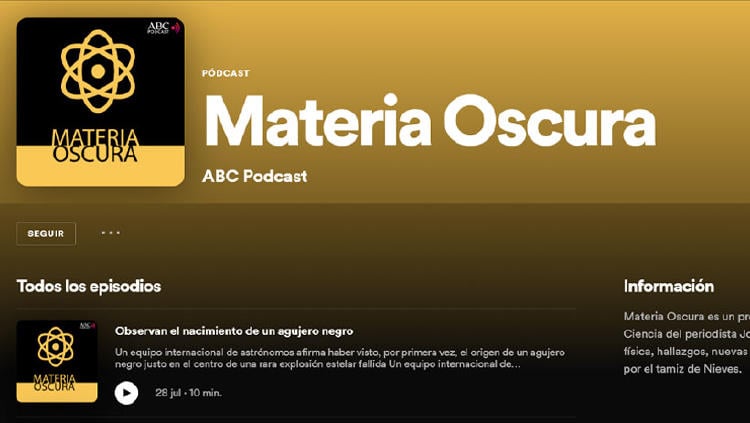 materia oscura podcast ciencia