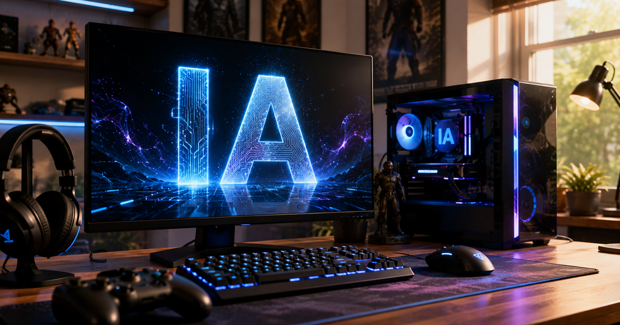 pantalla con IA