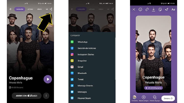 compartir música instagram shazam compartir música instagram shazam