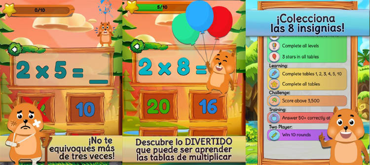 juegos tablas multiplicar