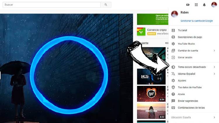 modo oscuro trucos youtube modo oscuro trucos youtube