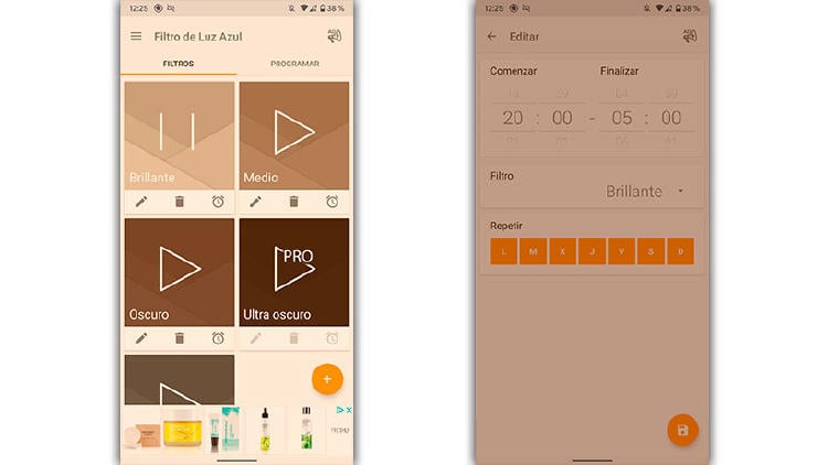 mejores apps filtro luz azul mejores apps filtro luz azul