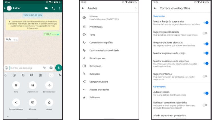 corrector android corrector android