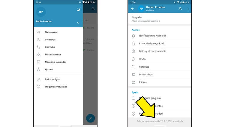 opciones desarrollador telegram opciones desarrollador telegram