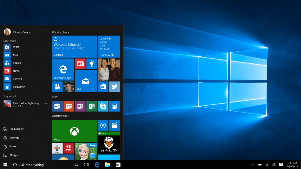 Windows blog windows 10