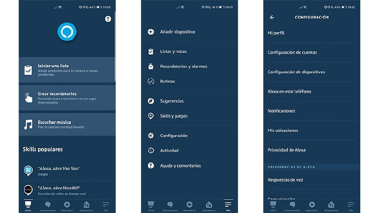 configuración privacidad alexa configuración privacidad alexa