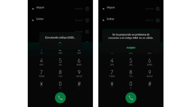 Códigos secretos que no funcionan Códigos secretos que no funcionan