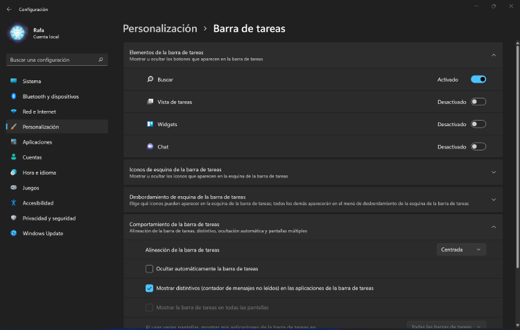 barra tareas windows 11