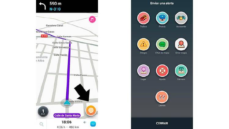 Cómo alertar de accidentes o problemas de tráfico con el móvil Cómo alertar de accidentes o problemas de tráfico con el móvil