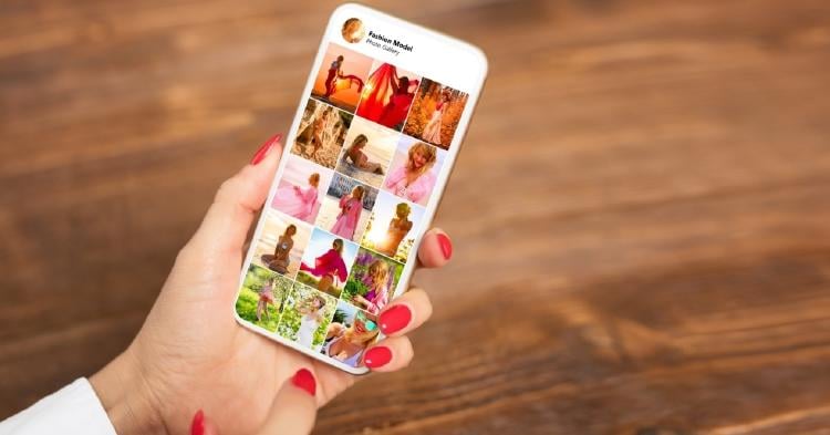 movil con instagram movil con instagram