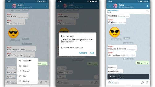Cómo fijar conversaciones y chats en WhatsApp o Telegram | MASMOVIL