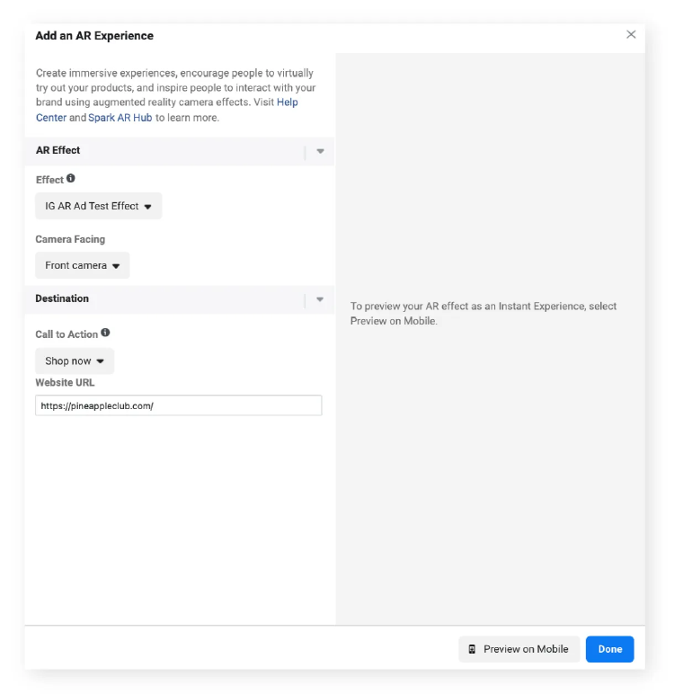 crear anuncio RA crear anuncio RA