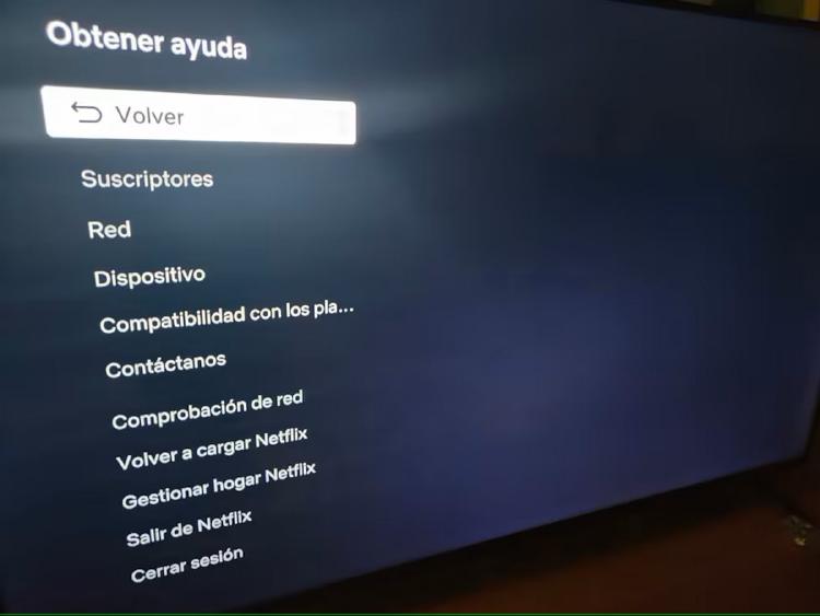 menú oculto Netflix menú oculto Netflix