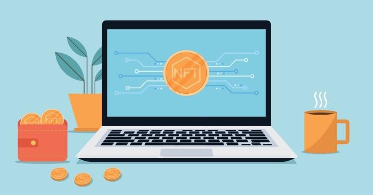 nft en un portatil nft en un portatil