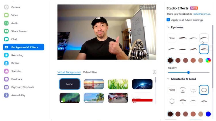 efectos zoom efectos zoom