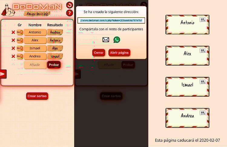 Organizar amigo invisible app Organizar amigo invisible app