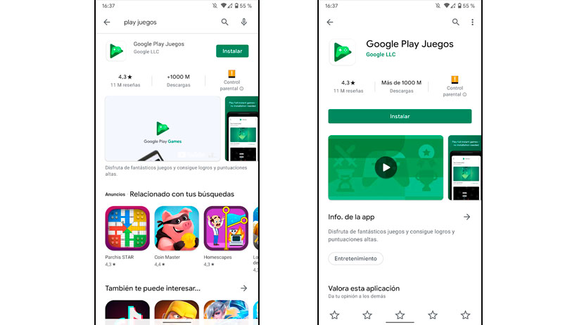 Cómo buscar juegos gratis y sin publicidad para Android en Google