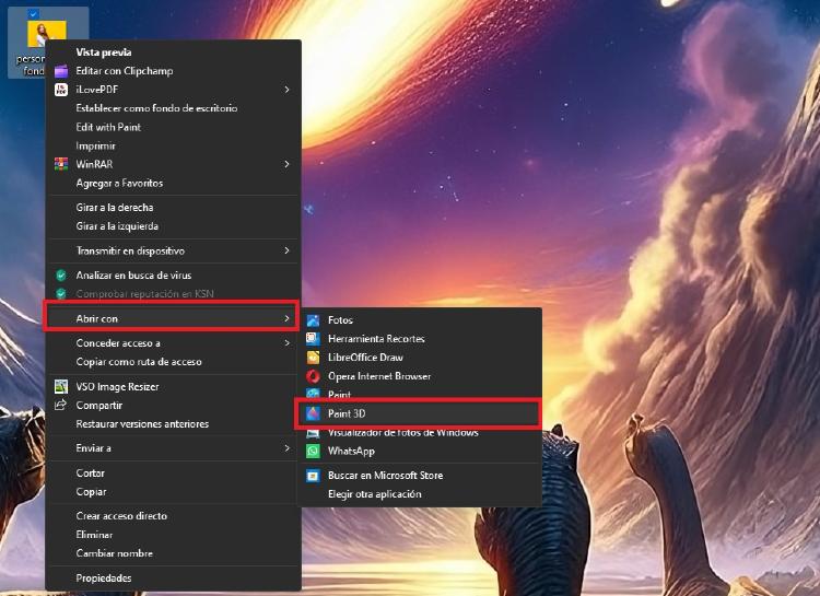 editar con Paint editar con Paint