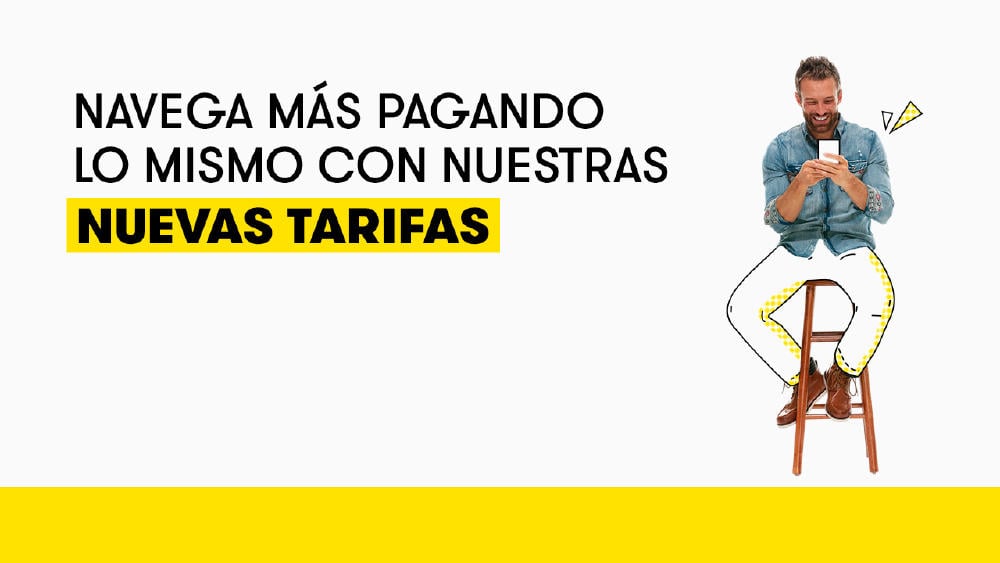 Nuevas tarifas fibra y móvil con 25GB