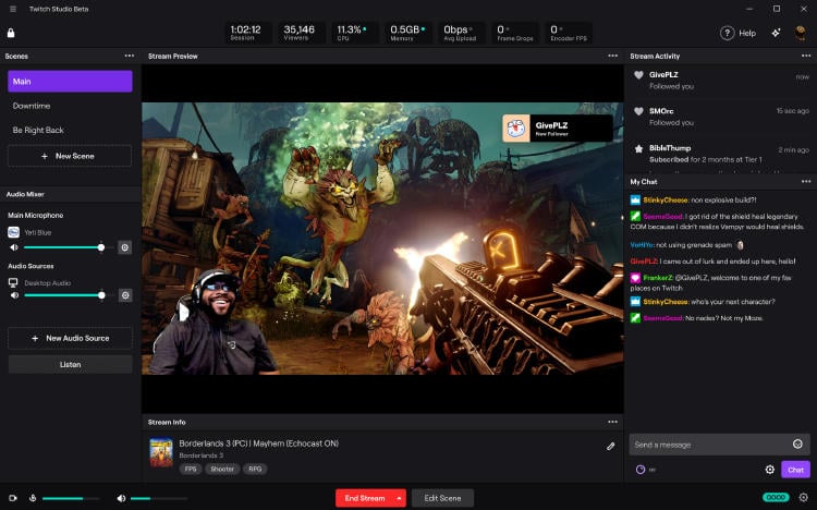 streaming en Twitch streaming en Twitch