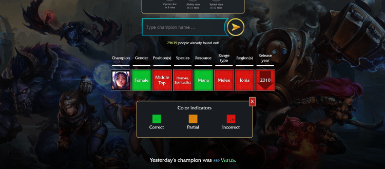 LoL champion LoL champion