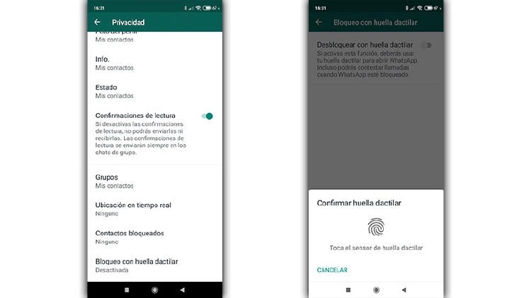 desbloqueo huella contraseña whatsapp desbloqueo huella contraseña whatsapp
