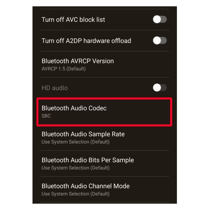 Bluetooth codec 04