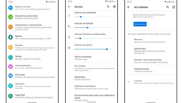 no molestar android no molestar android
