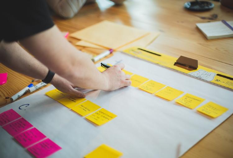 personas con gestion proyecto Personas gestionando un proyecto para emprendedores