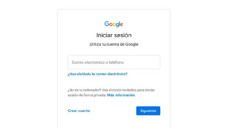 recuperar acceso google