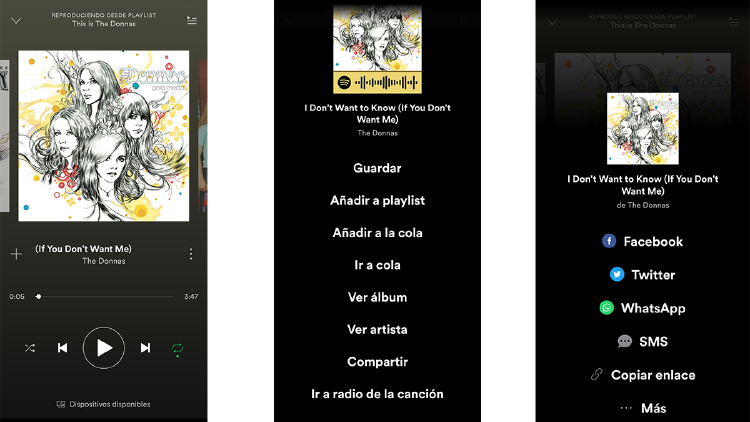 compartir spotify