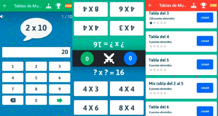 juegos tablas de multiplicar