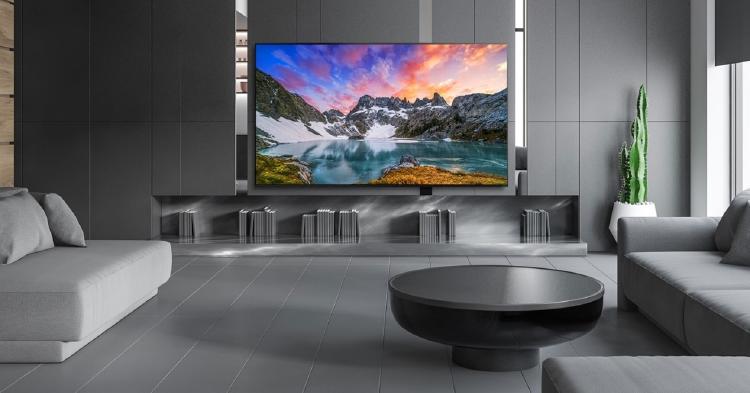 lg tele 8k en el salon