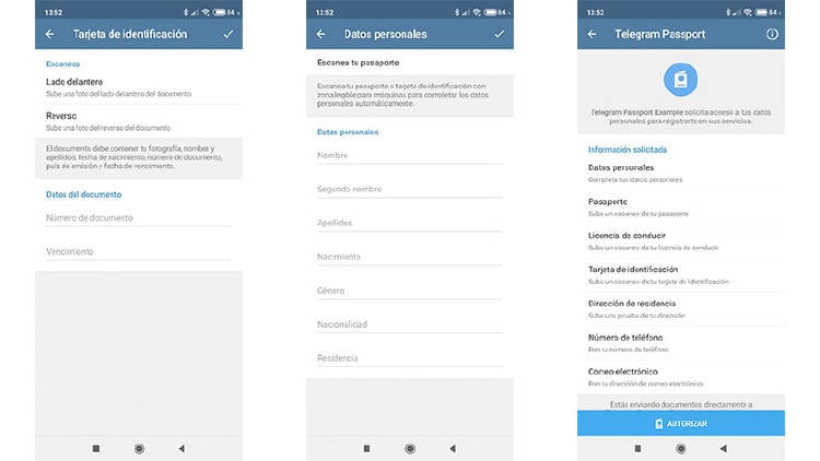 guardar DNI Telegram guardar DNI Telegram