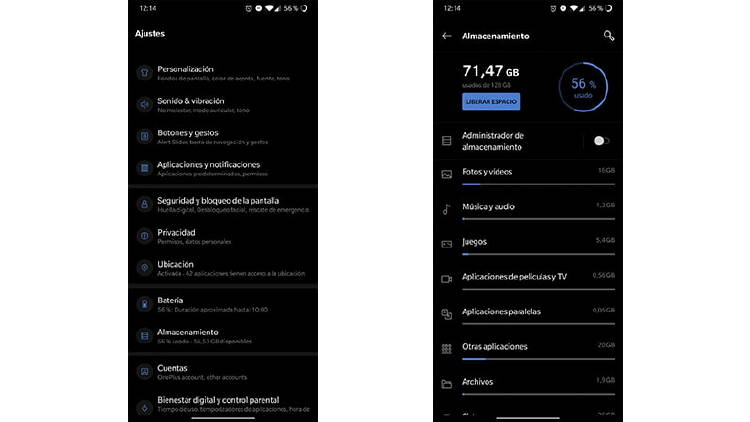 almacenamiento memoria android almacenamiento memoria android