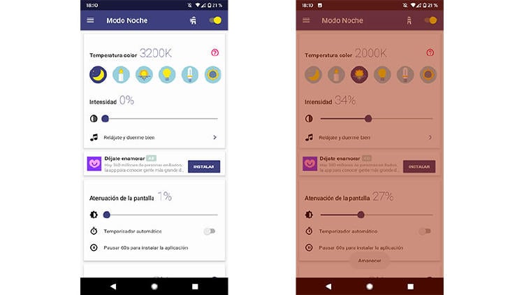 modo noche app modo noche app