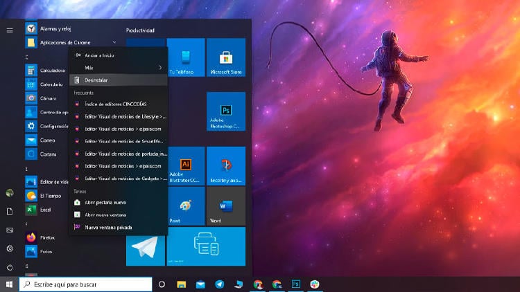 desinstalar desde inicio windows 10 desinstalar desde inicio windows 10